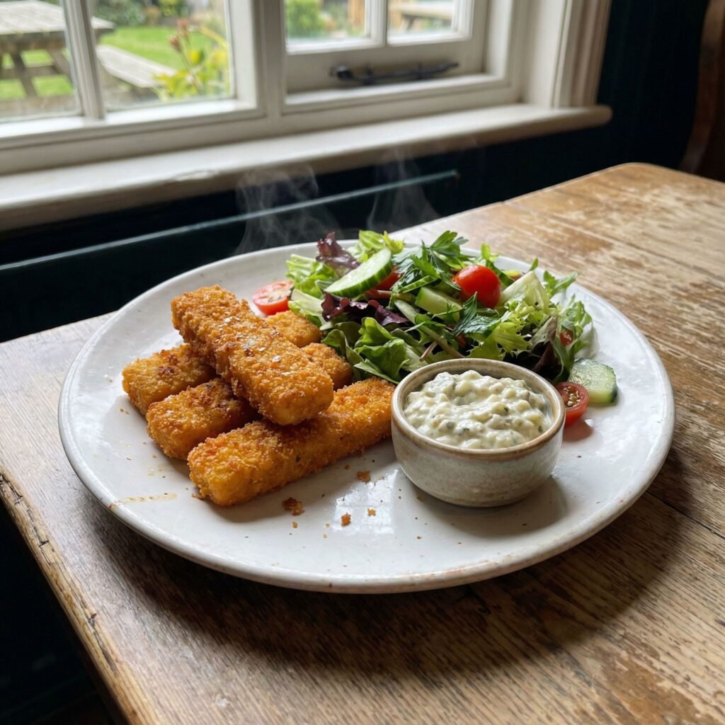 Air Fryer Fish Fingers (From Frozen) – Crispy Keto Dinner in 15 Minutes serving